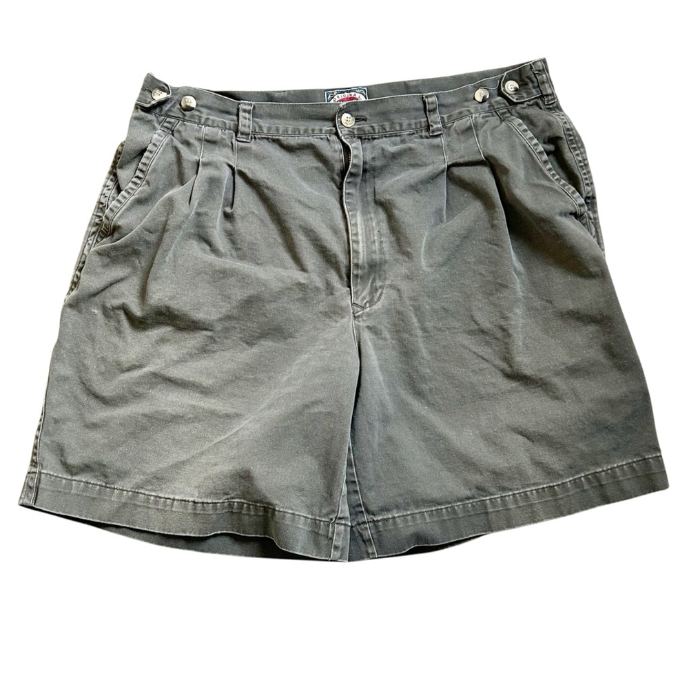Vintage 80’s Woman’s Original Rumors Green Cotton Shorts Size 38 High Waisted